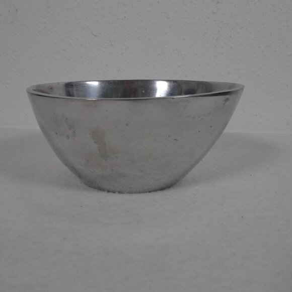 Pottery Barn Metallo Collection Egg Bowl Metal Aluminum Serving Dish - Picture 2 of 10